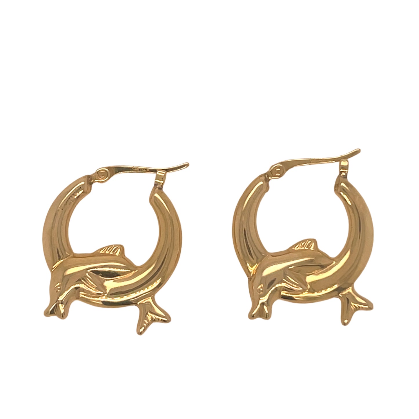 Dolphin Hoop Earrings