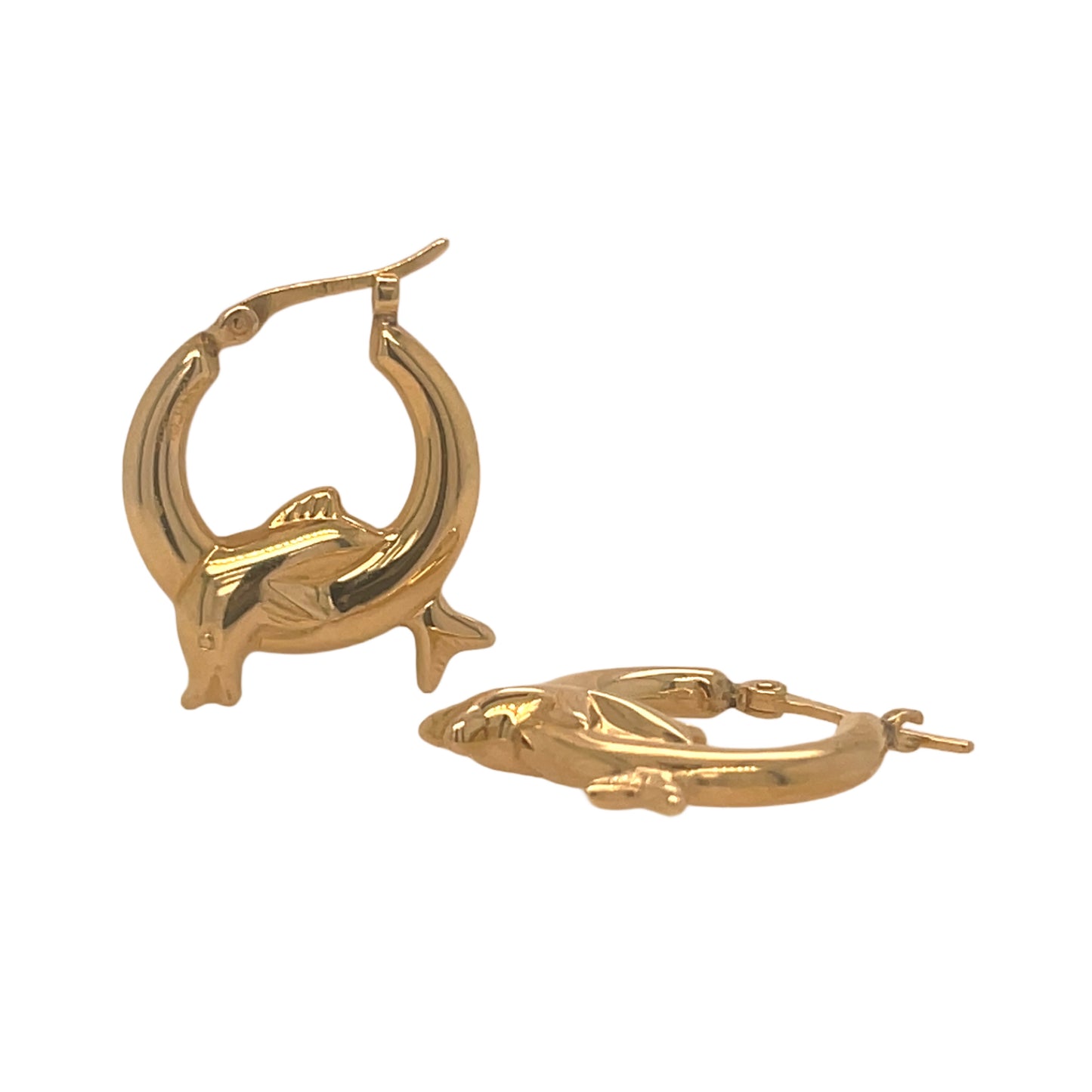 Dolphin Hoop Earrings