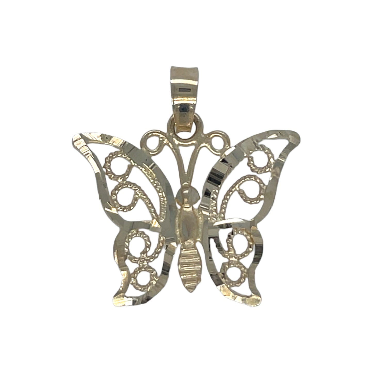 Filagree Butterfly Charm