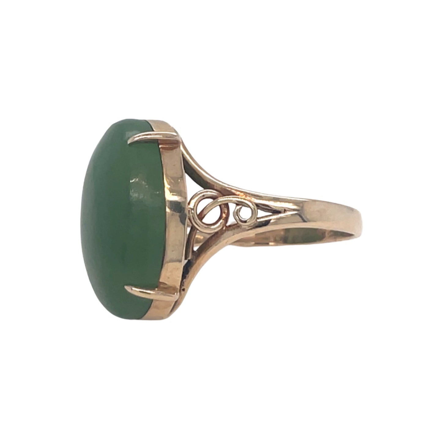 Oval Jade Ring