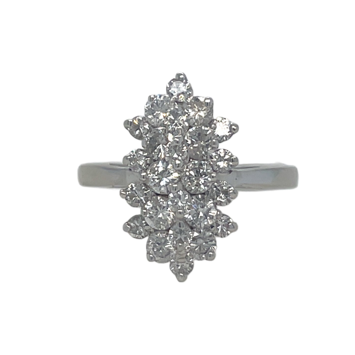 Marquise Shape Diamond Cocktail Ring 1 Carat TW