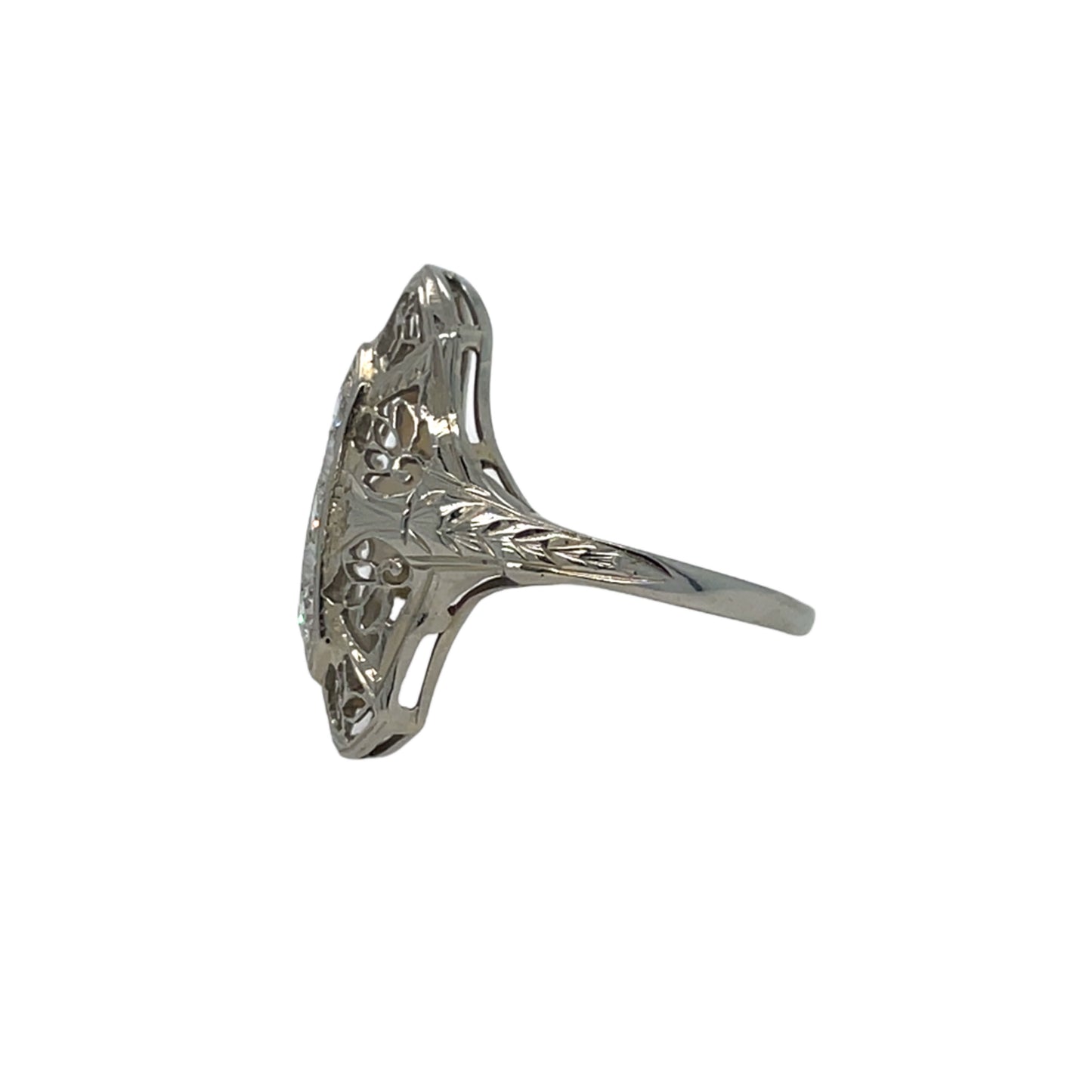 Vintage 3 Diamond Dinner Ring