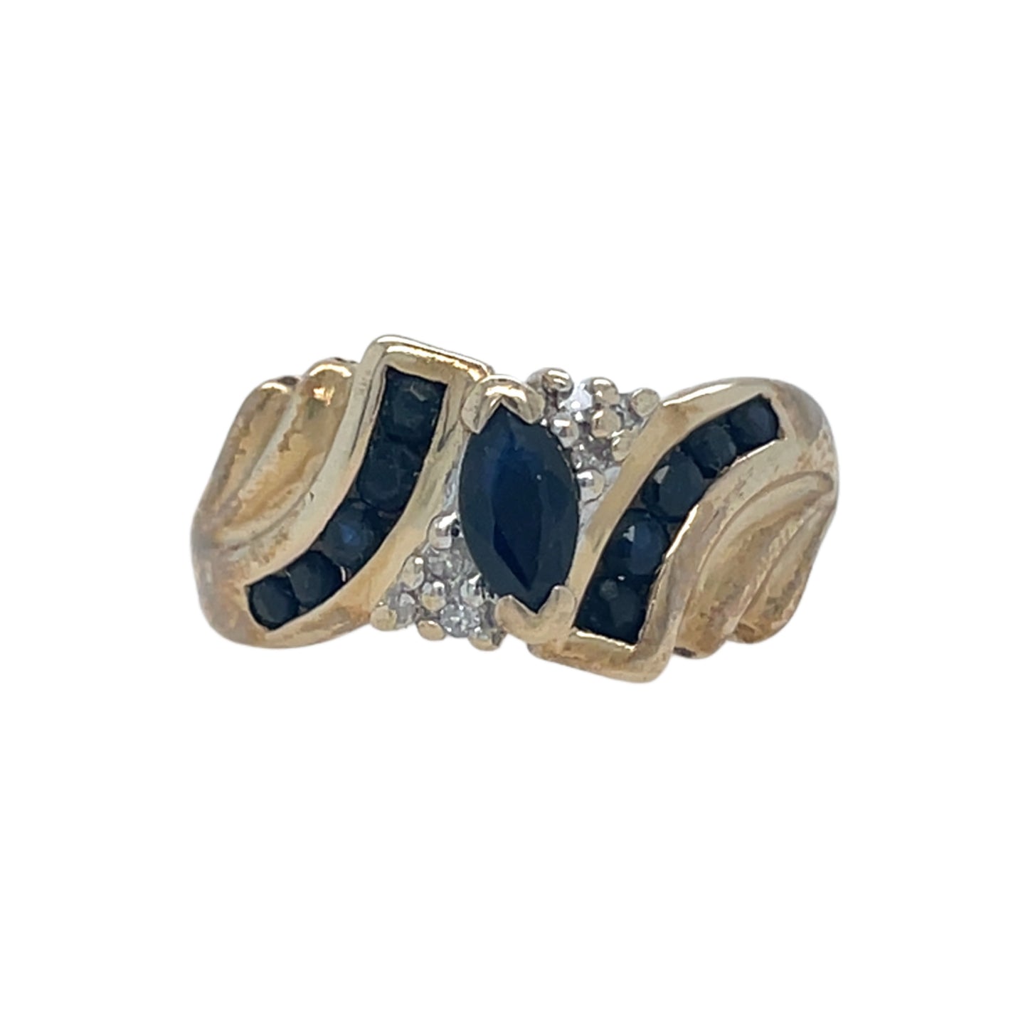 Sapphire & Diamond Ring