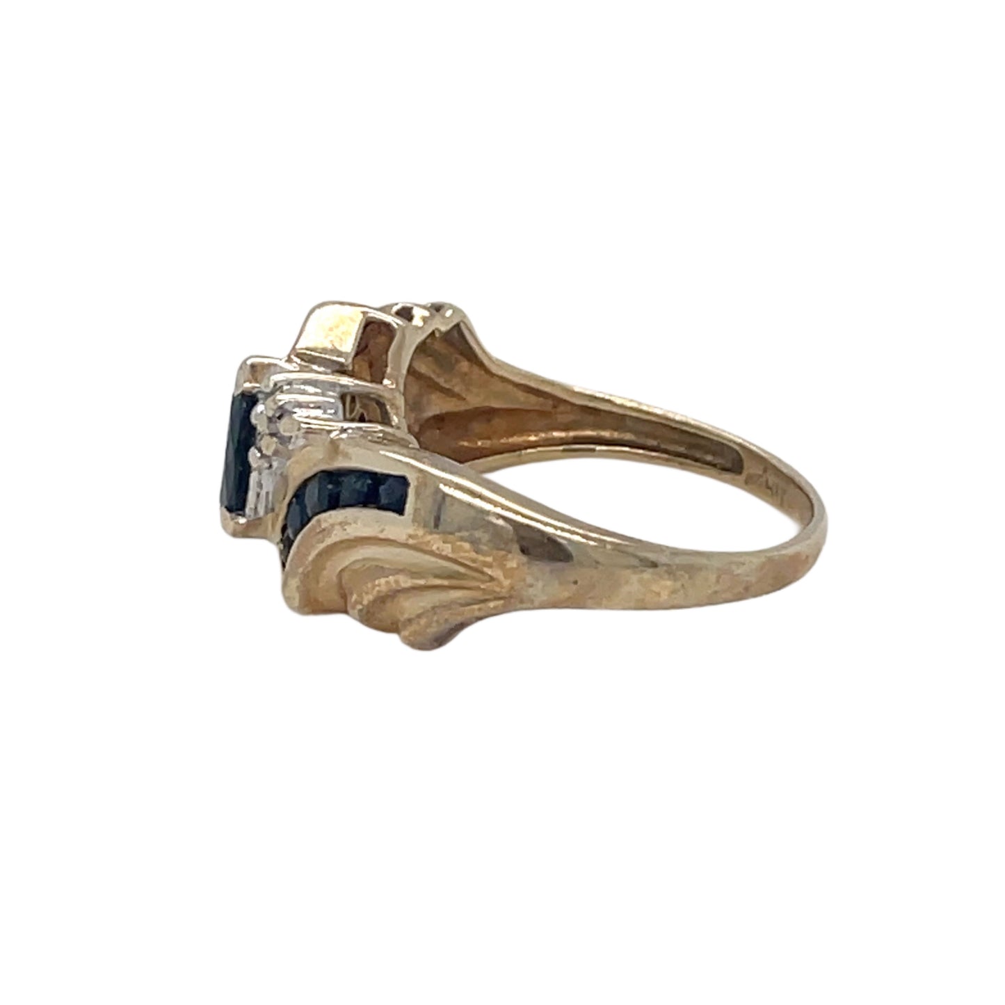 Sapphire & Diamond Ring