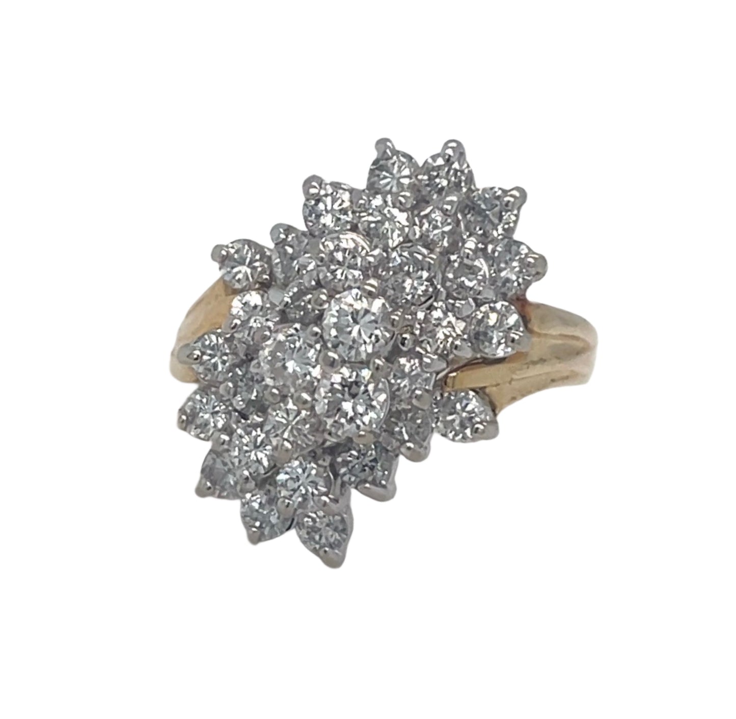 1.50 Carat Round Diamond Cocktail Ring