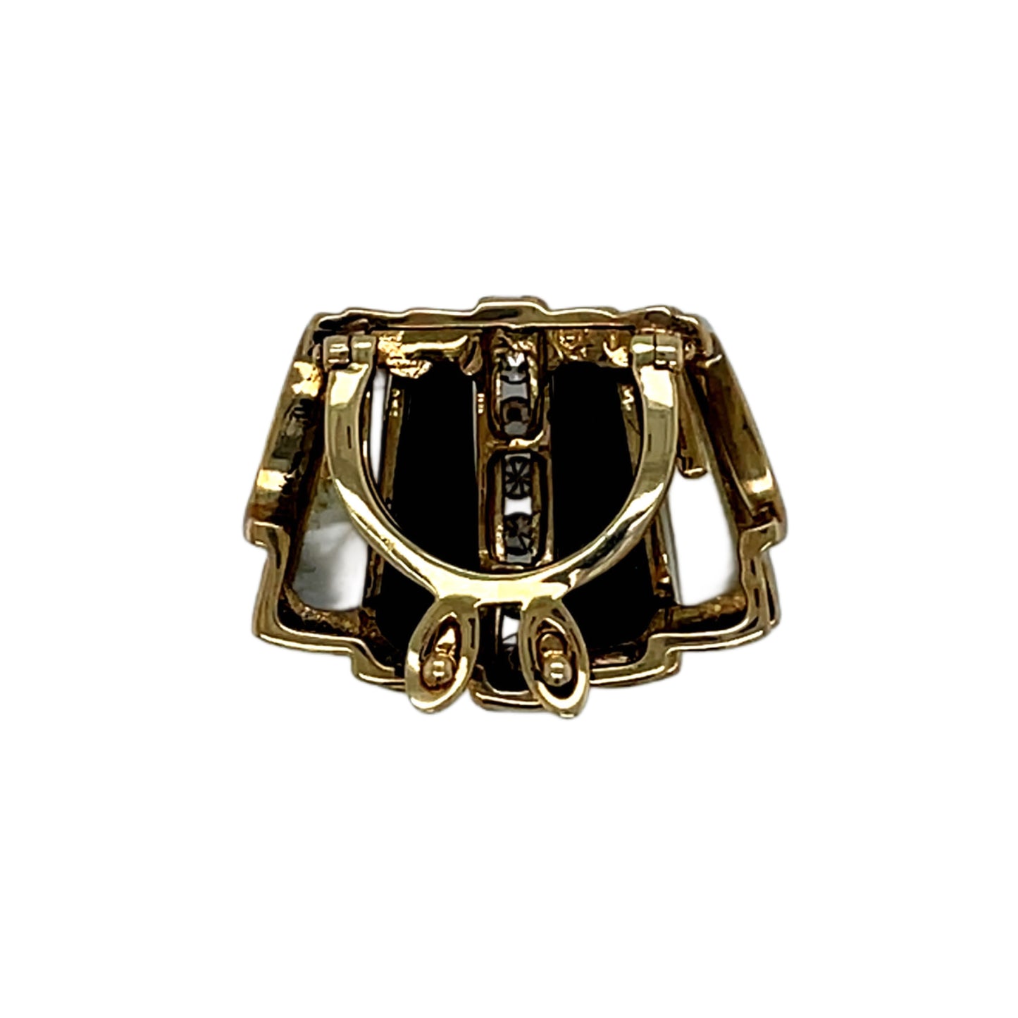 Onyx & Mother of Peal Slide 14 Karat