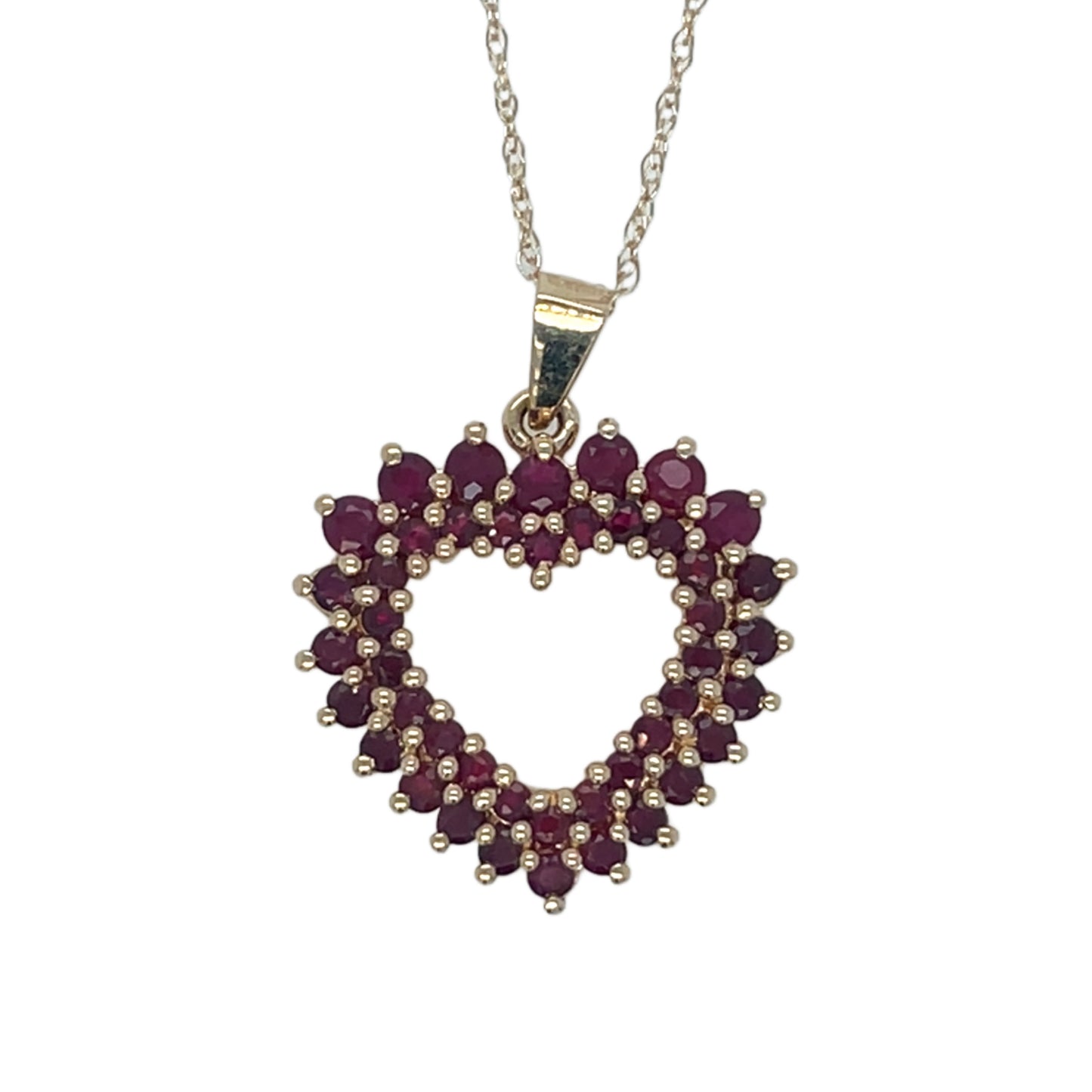 Ruby Heart Pendant