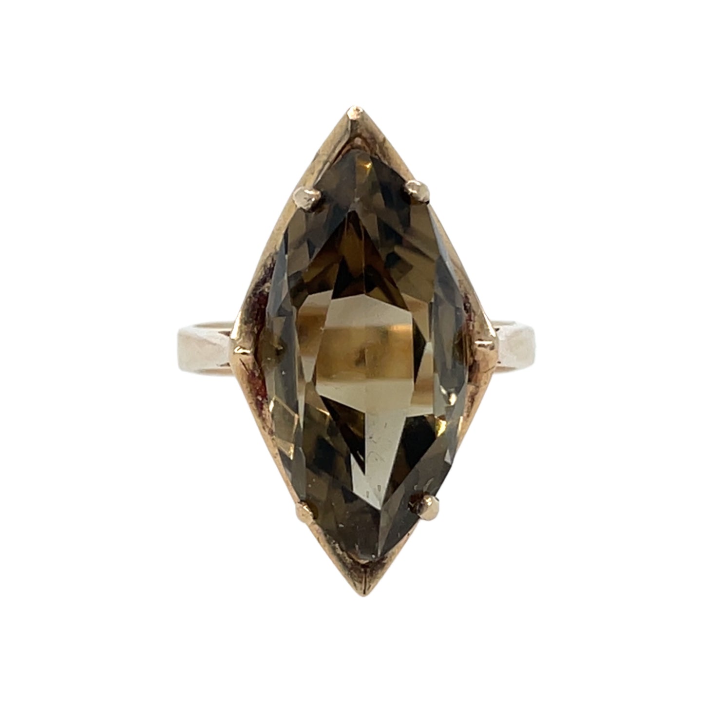 Marquise Smokey Topaz RIng
