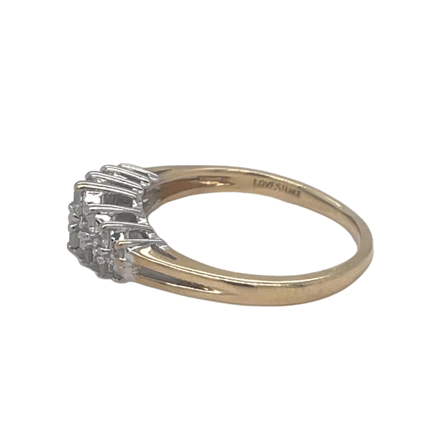 14 Diamond Pyramid Ring