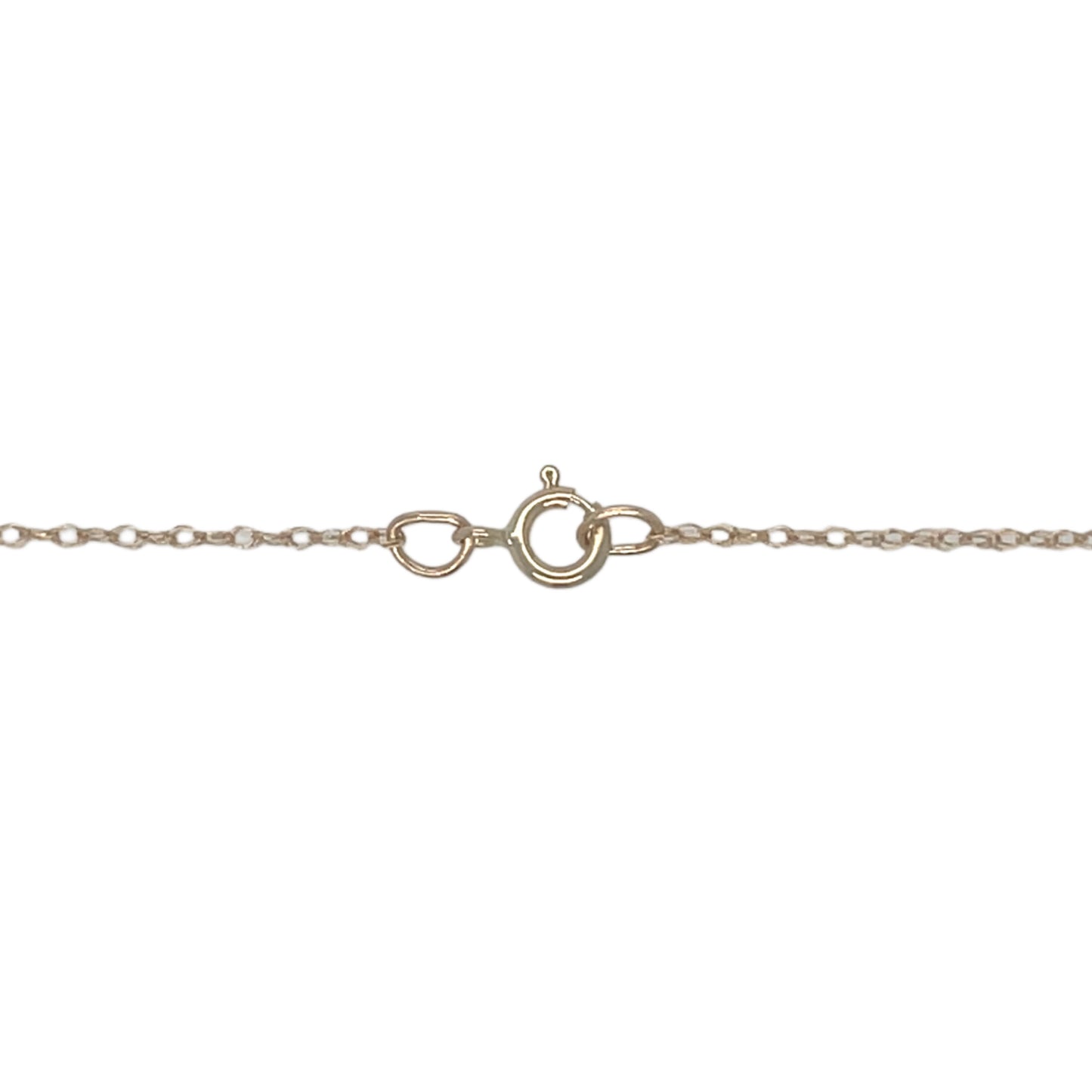 Pearshape Peridot & Diamond Pendant 18"