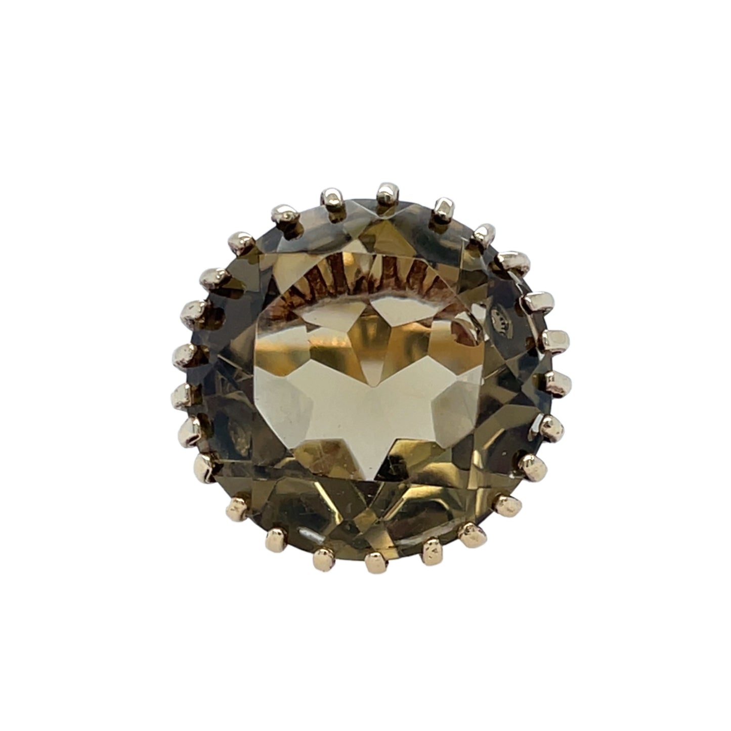 Vintage Smokey Topaz Ring