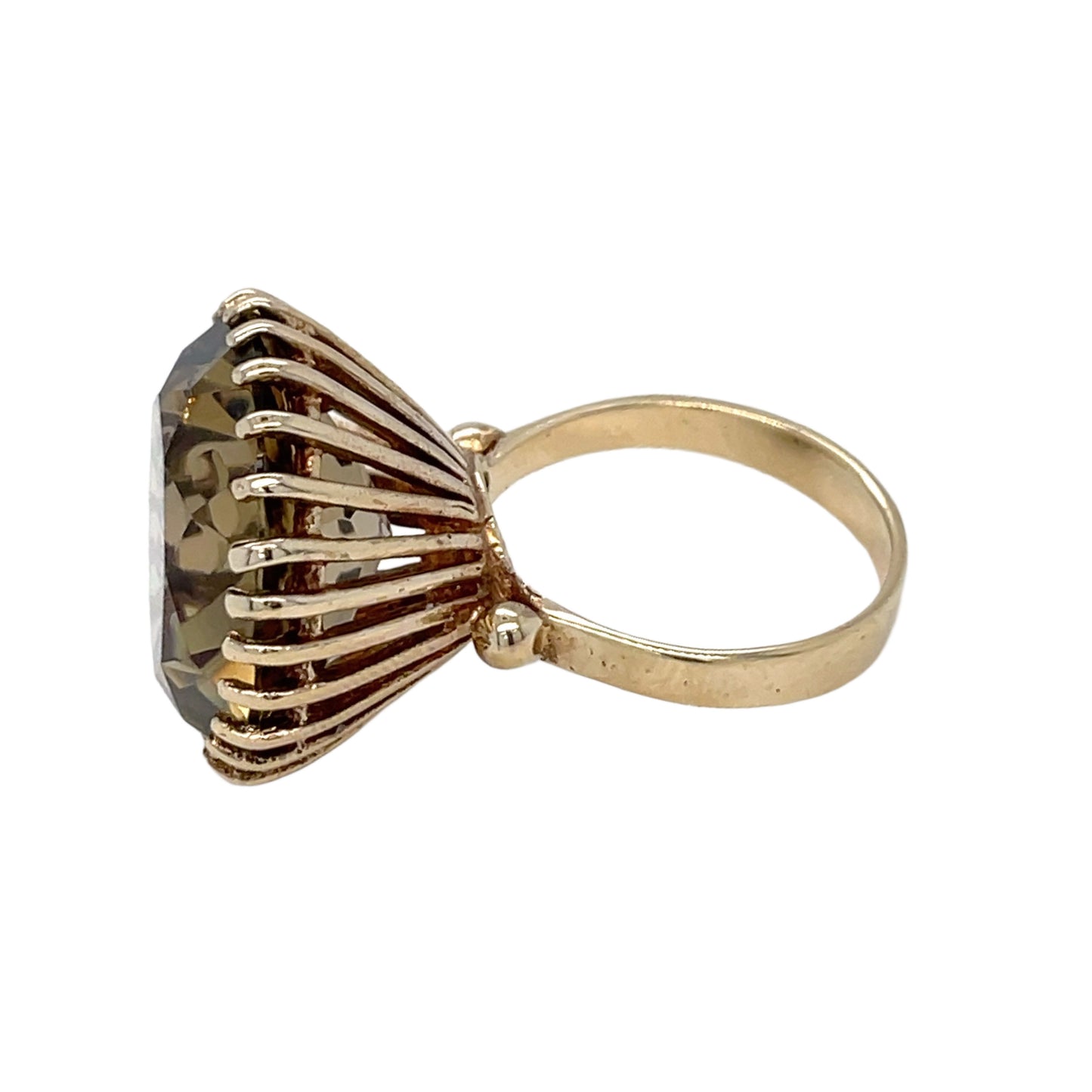 Vintage Smokey Topaz Ring