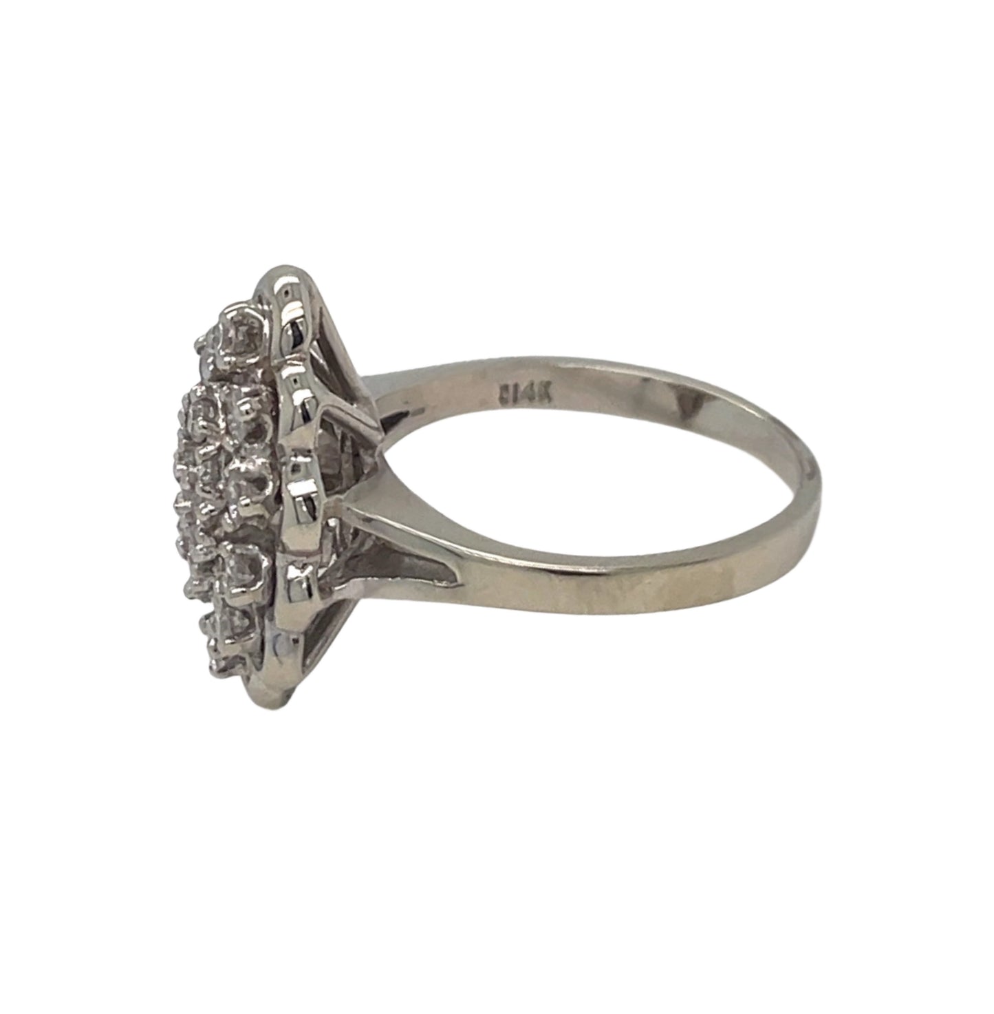 Vintage Diamond Cocktail Ring