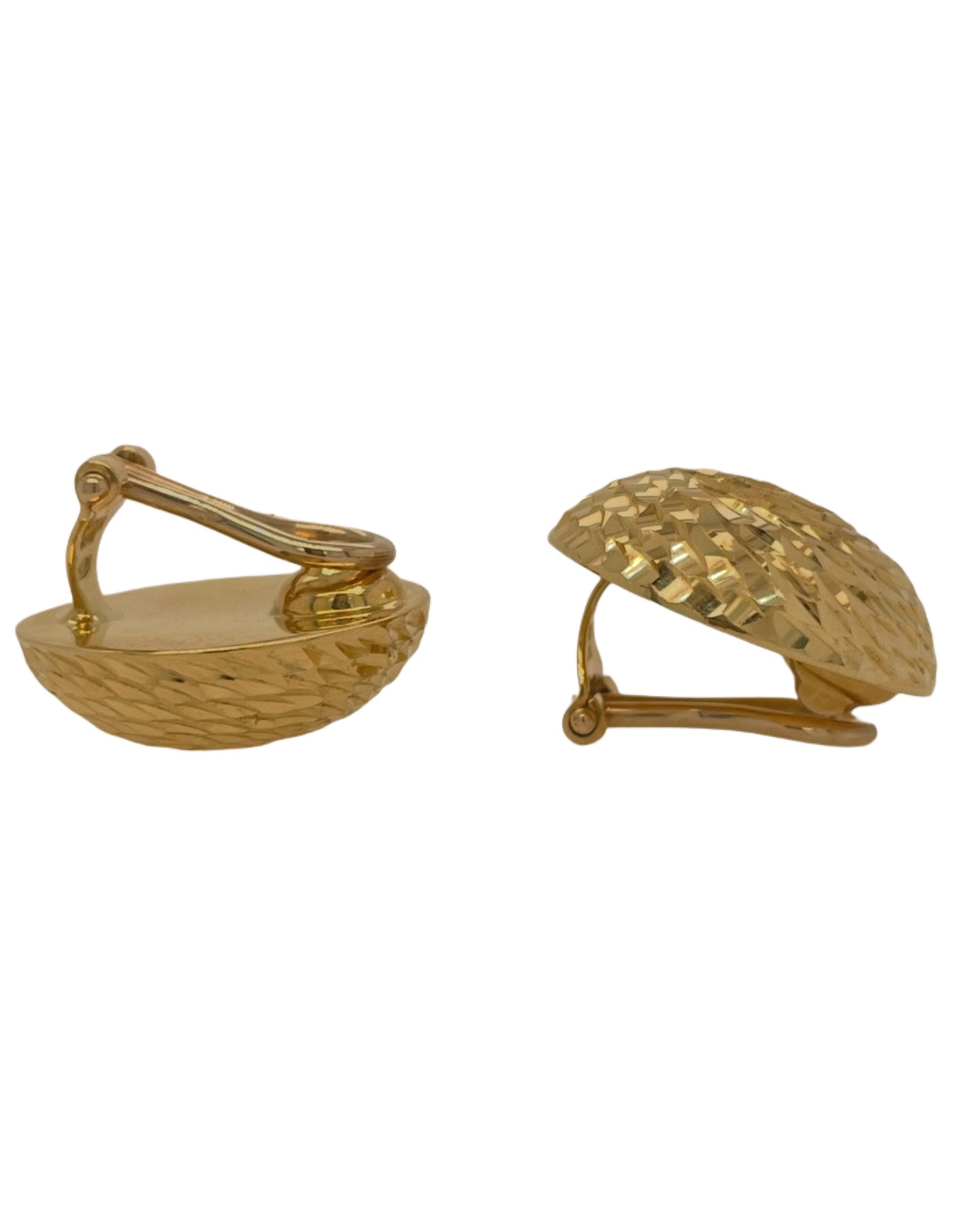 Hammered Dome Earrings