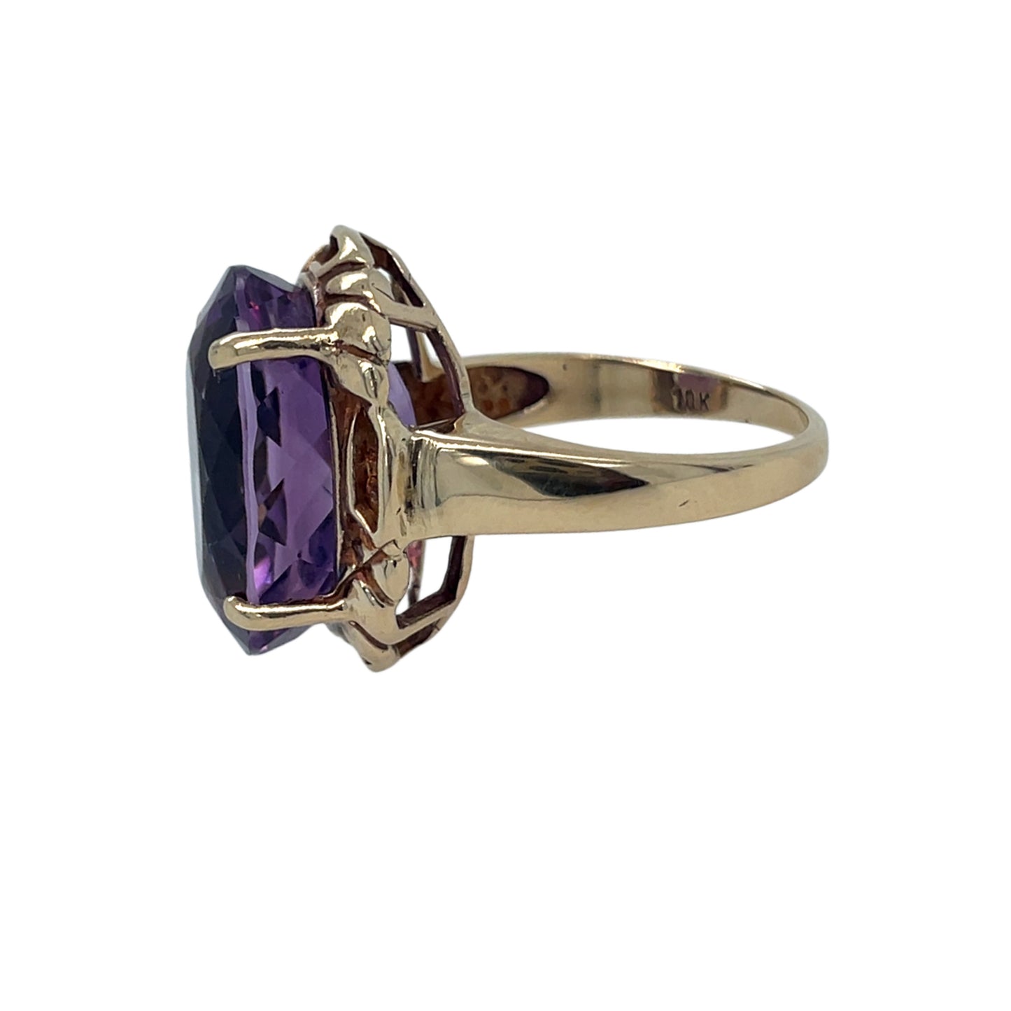 Oval Amethyst Ring