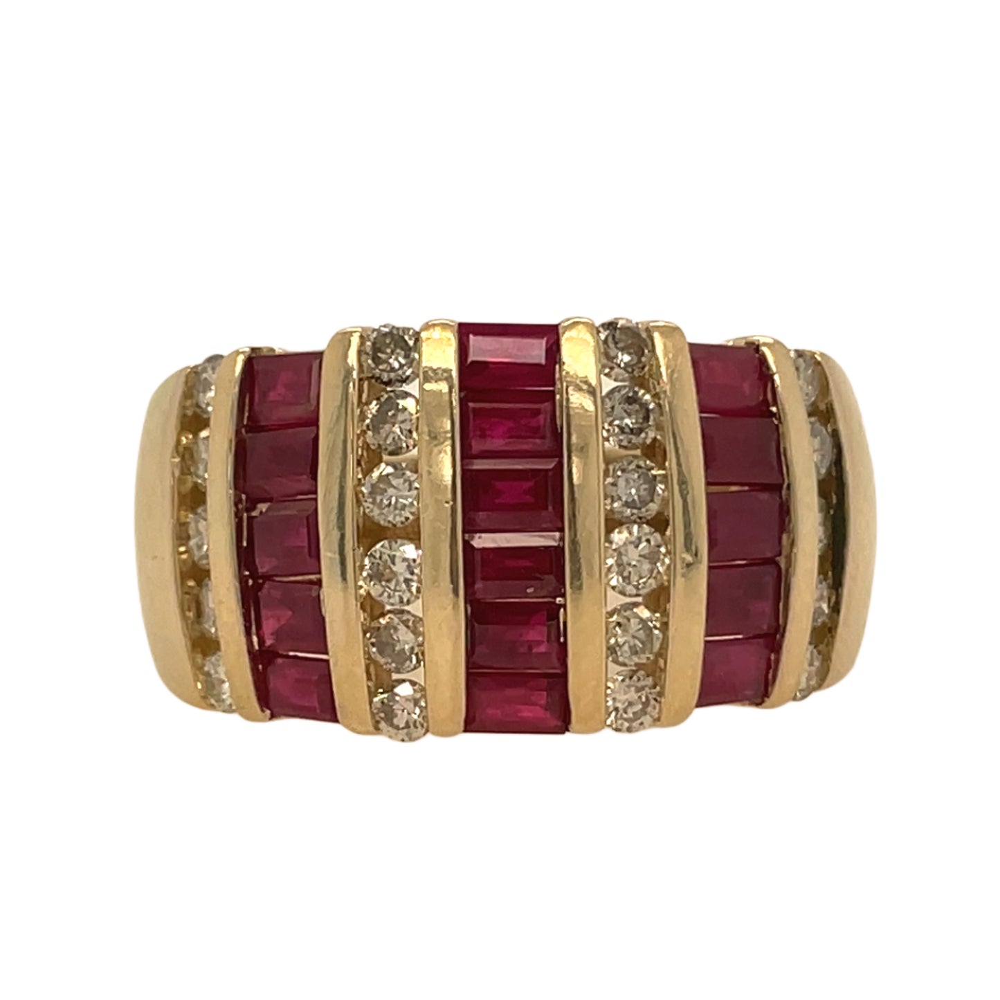 Ruby & Diamond Wide Band