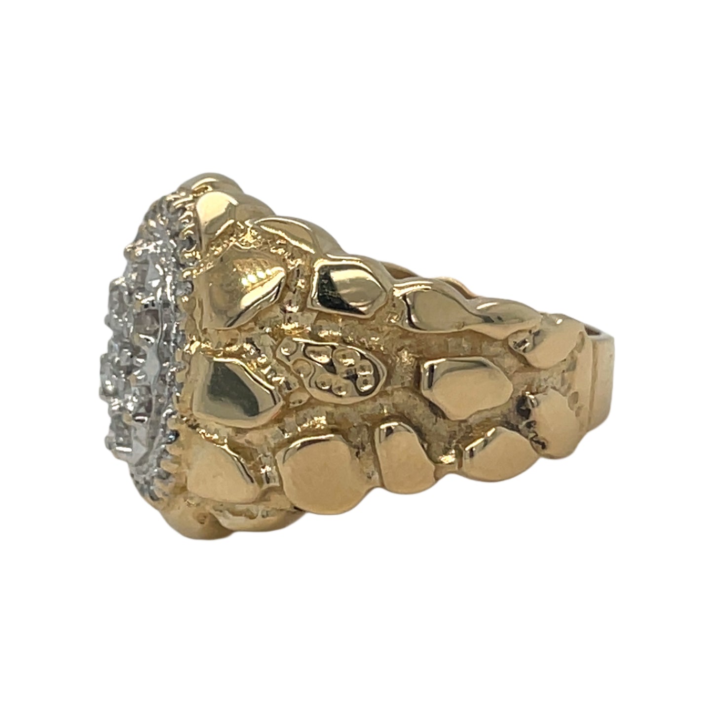 Man's Diamond Cluster Ring