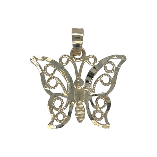 Filagree Butterfly Charm