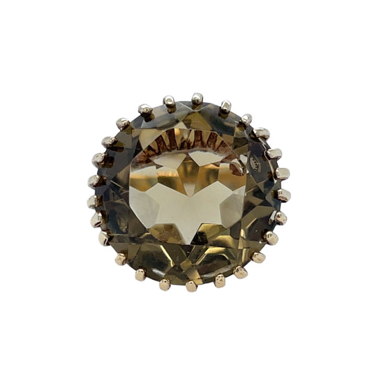 Vintage Smokey Topaz Ring